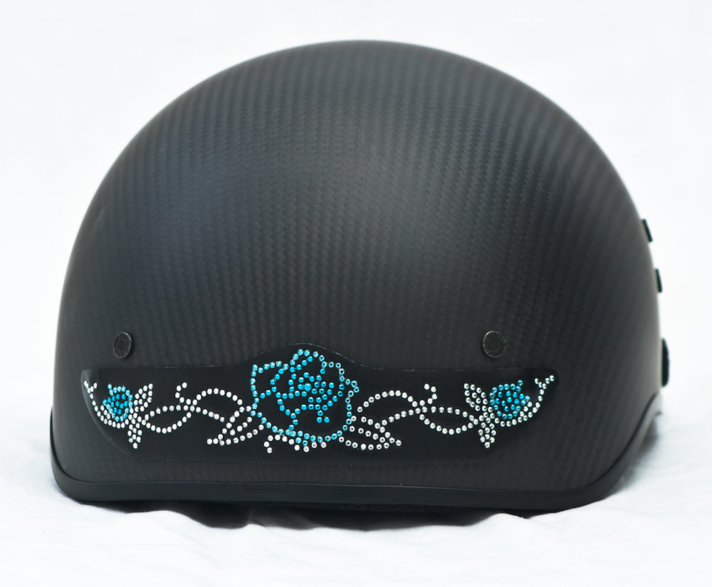 Ladies motorcycle helmets with hot sale bling