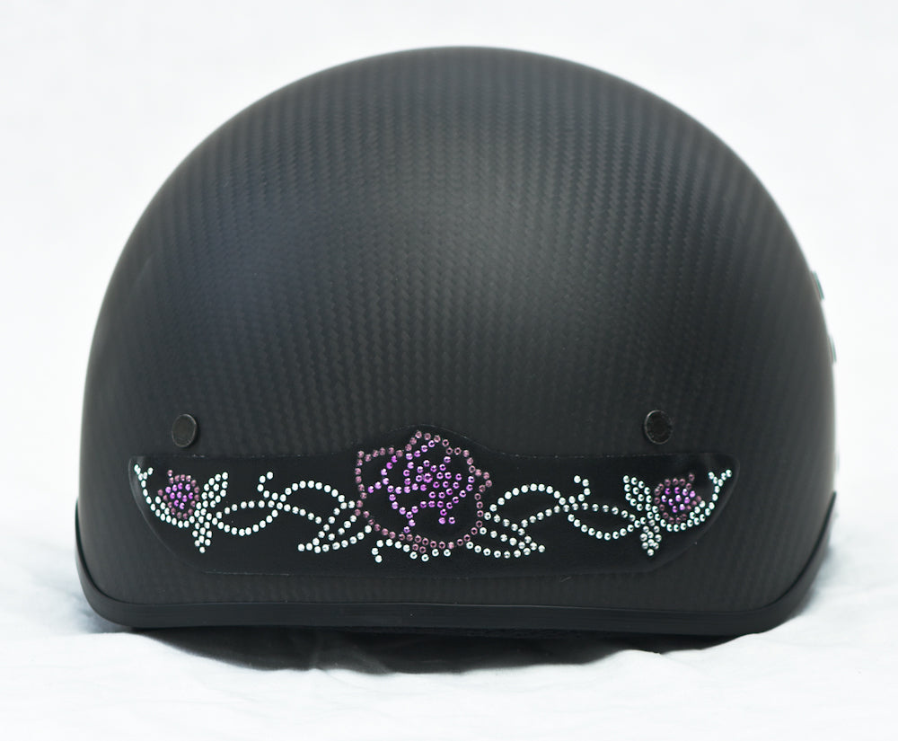 blinged out motorcycle helmet Rhinestone Helmet Patch Small Live To Ride Heart – Warhawk Customs