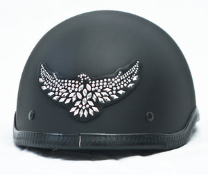 Rhinestone Helmet Patch Eagle