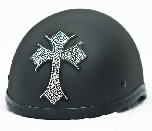 Rhinestone Helmet Patch Celtic Cross