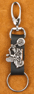 Key Ring Motorcycle Angel
