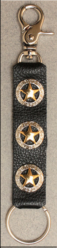 Deluxe Key Ring Texas Stars