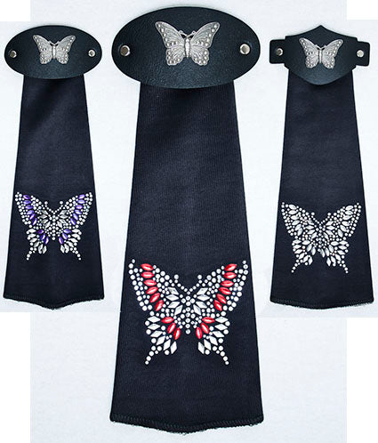 Spandex Hairtube Butterfly – Warhawk Customs display picture 3