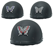 Rhinestone Helmet Patch Butterfly