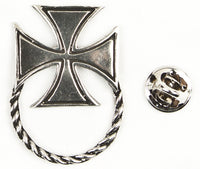 Sunglass Holder Pin Maltese Cross
